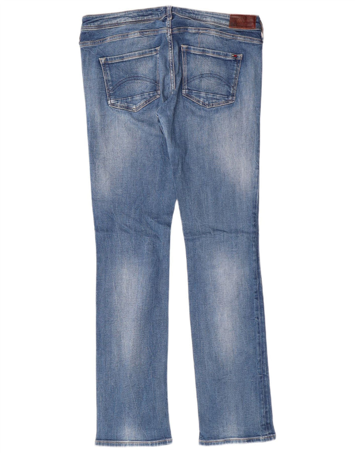 Tommy Hilfiger Dame Stretch Slim Jeans W31 L32 Blå Bomuld Classic