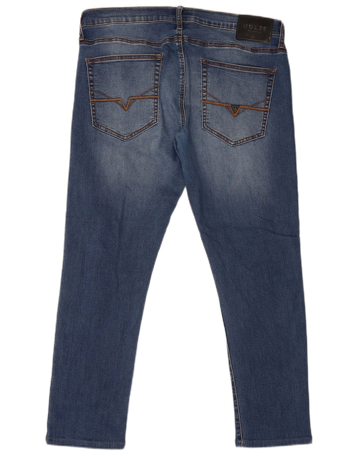 Guess Slim Jeans til mænd W36 L28 blå bomuld