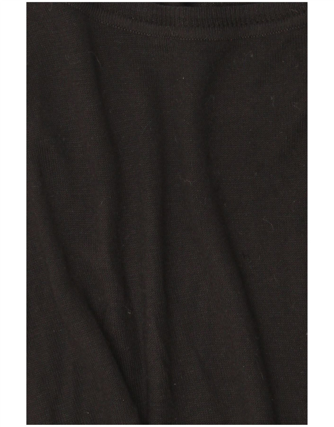 Zara Dame Boat Neck Jumper Sweater UK 14 Medium Black Viscose
