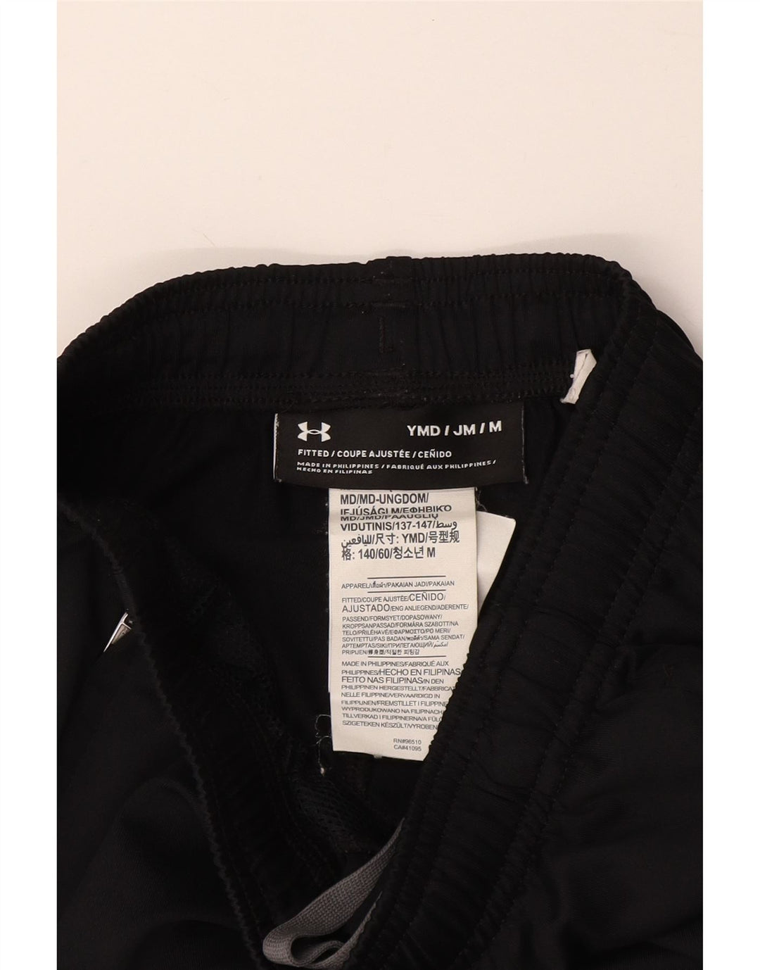 UNDER ARMOUR Træningsdragtsbukser til drenge 9-10 år Medium Sort