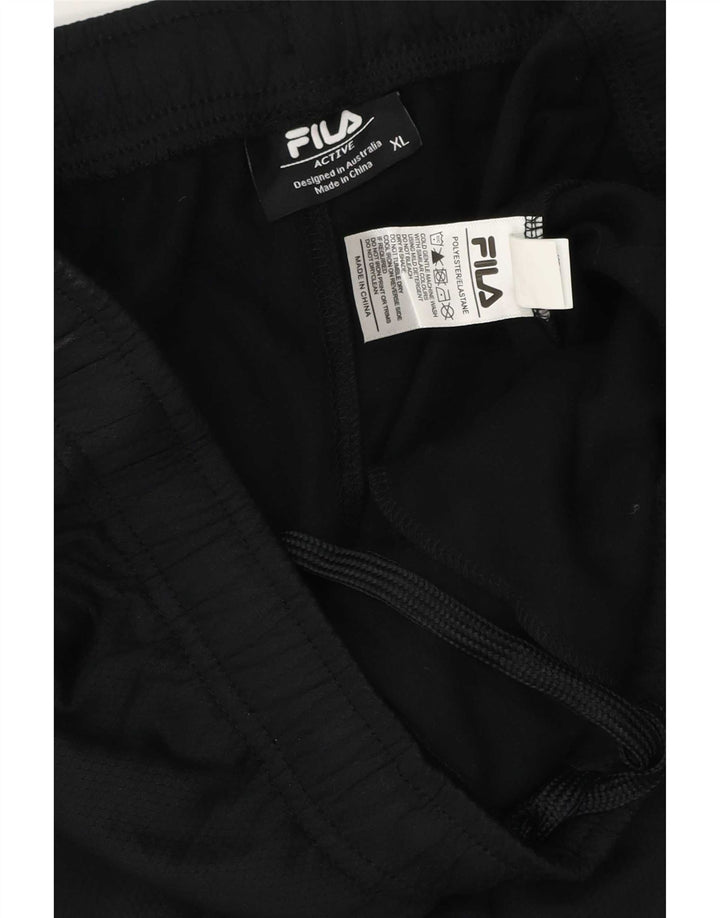 Fila Træningsdragt bukser til mænd XL sort polyester