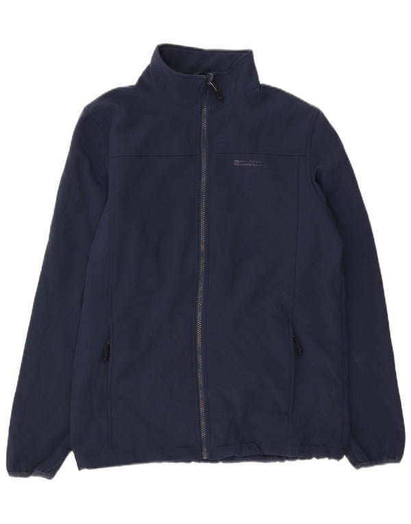 Mountain Warehouse Herre Windbreaker Jacket UK 36 Small Navy Blue Polyester