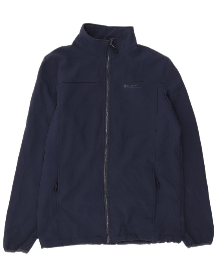 Mountain Warehouse Herre Windbreaker Jacket UK 36 Small Navy Blue Polyester