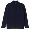 Russell Athletic Womens Oversized Cardigan Sweater UK 10 Small Navy Blue
