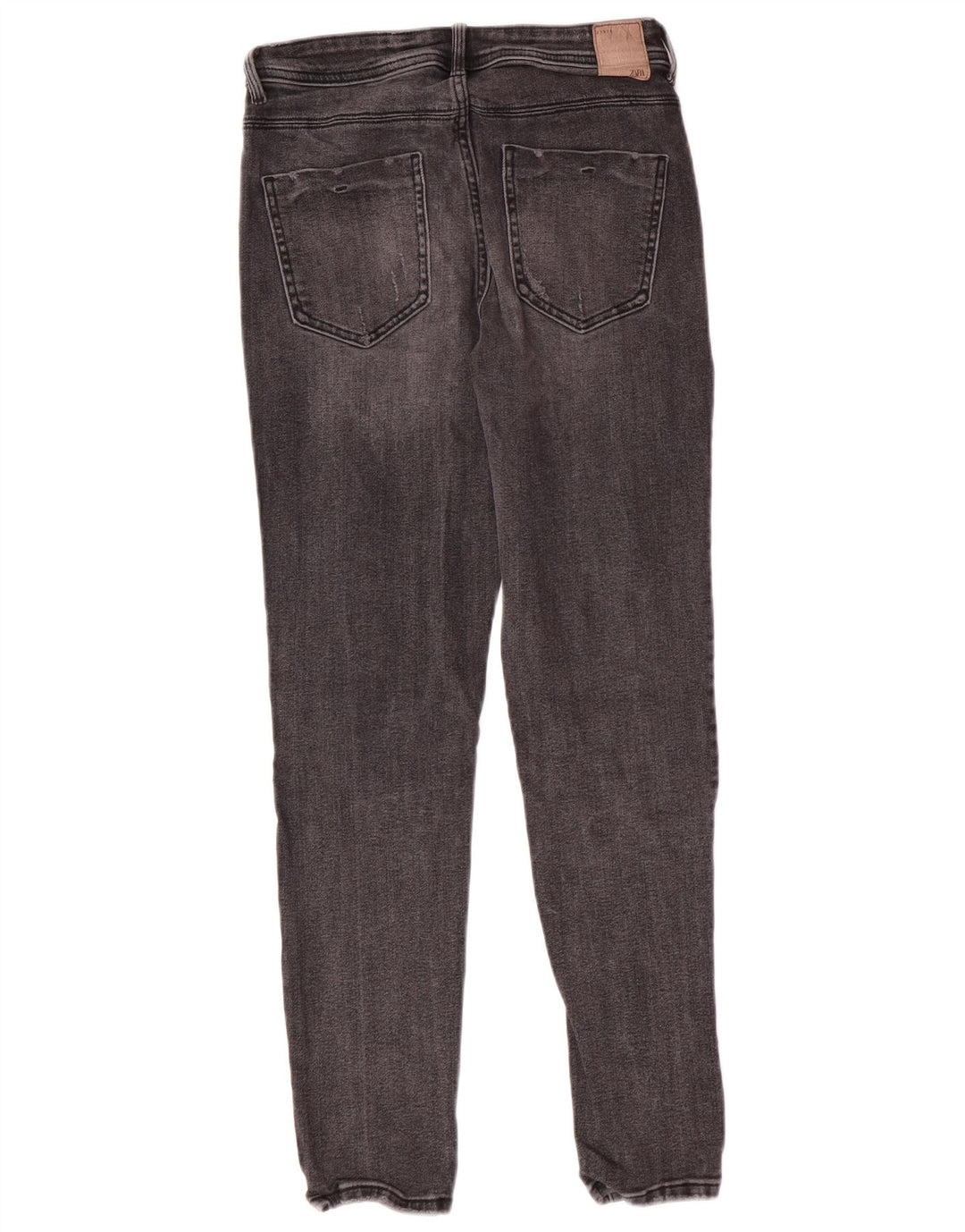 Zara Dame Skinny Jeans EU 38 Small W28 L27 Grå Bomuld Classic