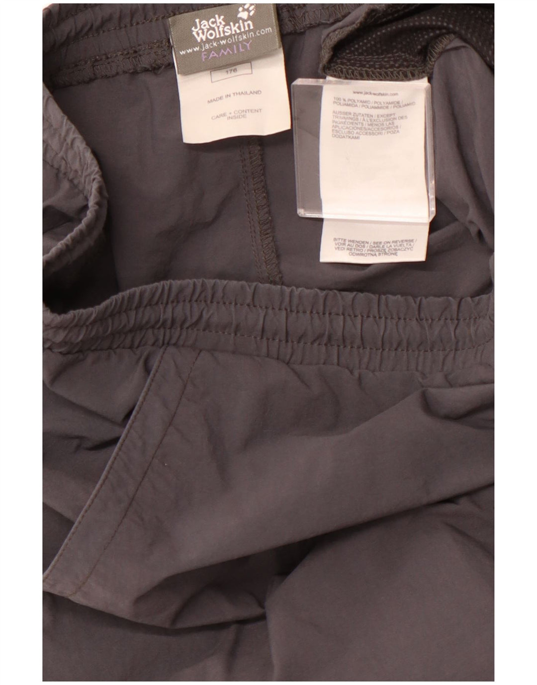 JACK WOLFSKIN Drenge Sportshorts 15-16 år Grå polyamid