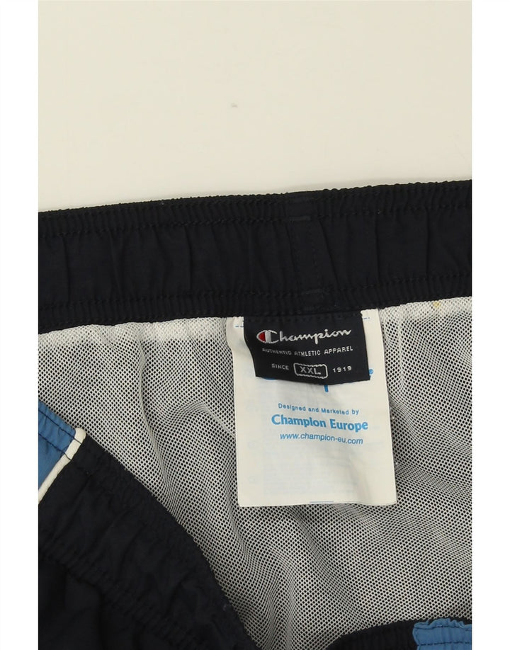 Champion Svømmeshorts til mænd 2XL Navy Blue Colourblock Polyamid
