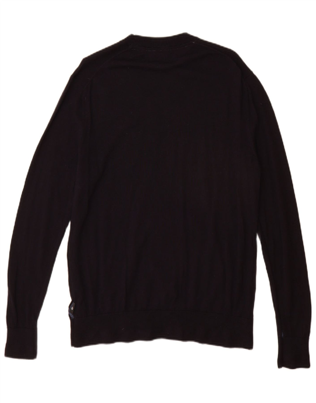 Ted Baker dame sweater med rund hals str. 5 XL marineblå uld