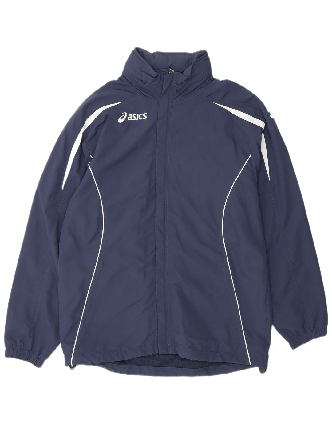 ASICS Grafisk træningsdragt til mænd Topjakke Medium Navy Blue Colourblock