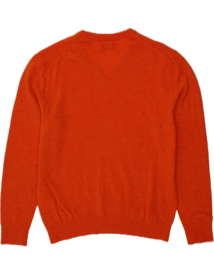 GANT Womens V-Neck Jumper Sweater UK 20 2XL Red Lambswool Vintage Gant and Second-Hand Gant from Messina Hembry 
