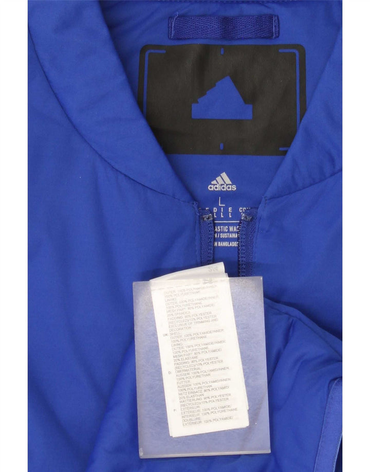 Adidas Herre Ærmeløs træningsdragt Topjakke Stor Blå Polyamid