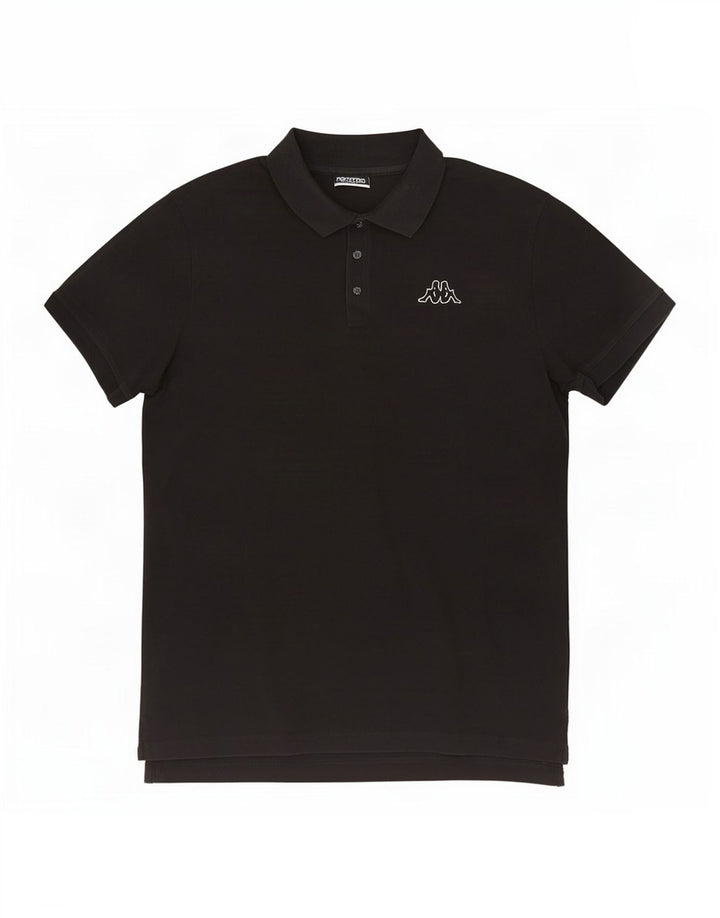 Kappa herre poloshirt stor sort bomuld