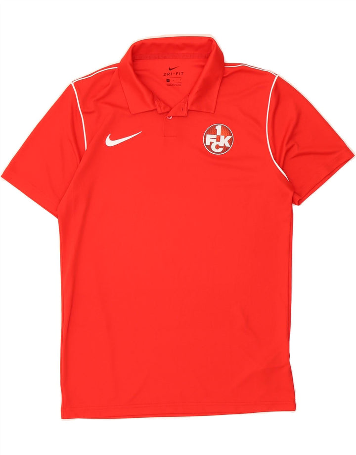 NIKE Mens Dri Fit Polo Shirt Medium Red Polyester Vintage Nike and Second-Hand Nike from Messina Hembry 