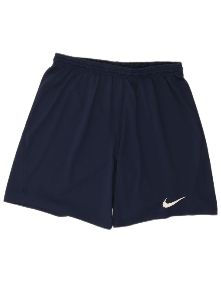 Nike herre Dri Fit sportsshorts XL marineblå polyester