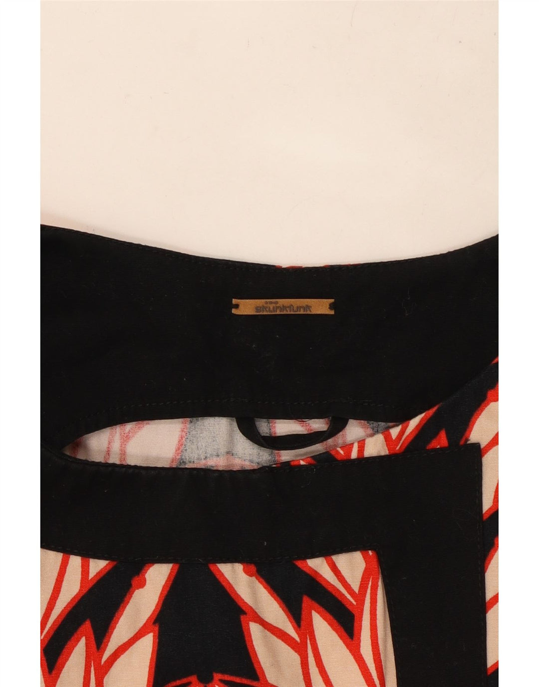 SKUNKFUNK Dame Ærmeløs Skift Kjole UK 12 Medium Black Floral