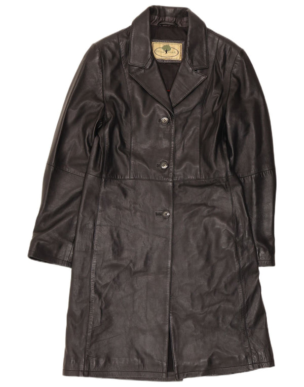 Hidepark Læderfrakke til kvinder UK 10 Lille sort læder