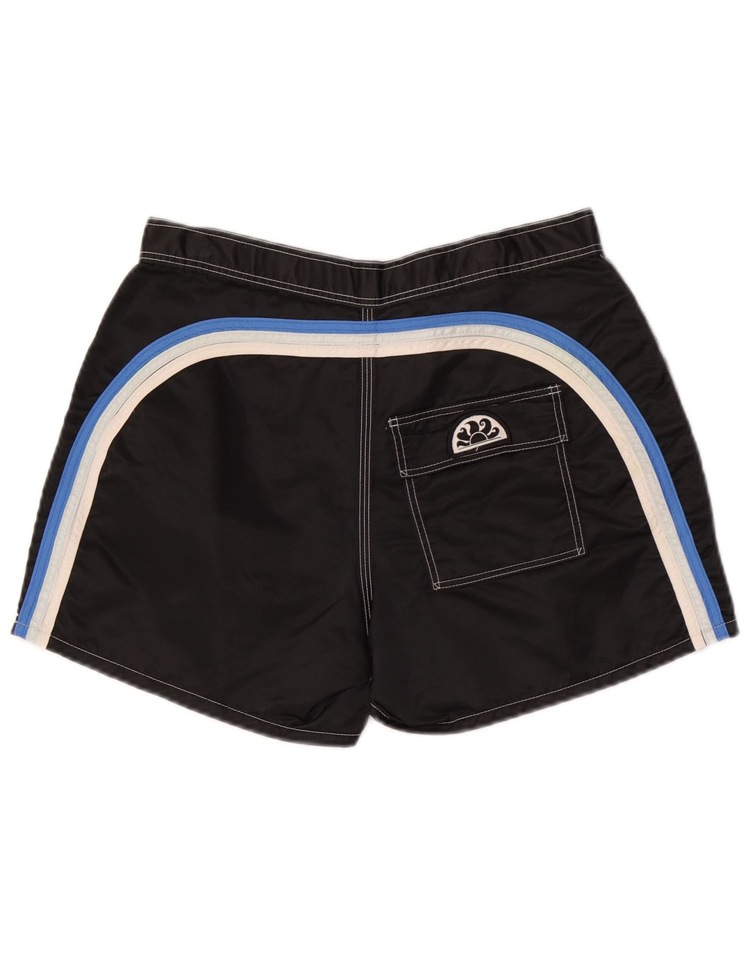 Sundek Herre svømmeshorts Medium Sort Colourblock Nylon