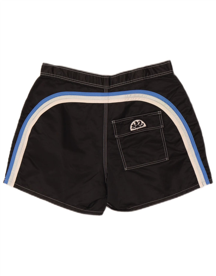 Sundek Herre svømmeshorts Medium Sort Colourblock Nylon