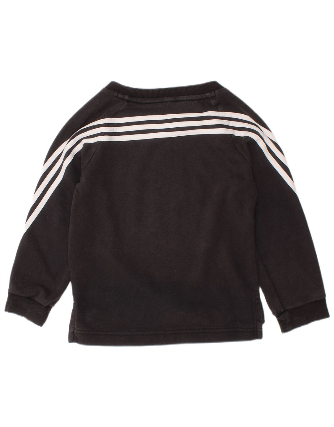 ADIDAS Baby Drenge Sweatshirt Jumper 18-24 måneder Sort Bomuld