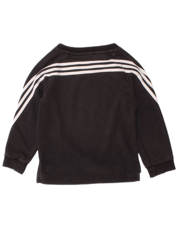 ADIDAS Baby Boys Sweatshirt Jumper 18-24 Months Black Cotton