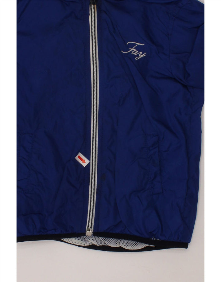FAY Baby Boys Hooded Rain Jacket 12-18 Months Blue Vintage Fay and Second-Hand Fay from Messina Hembry 