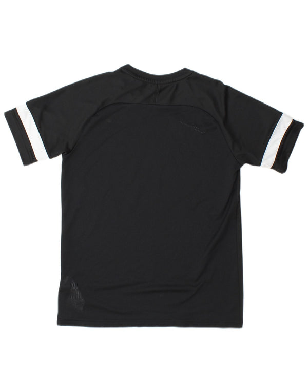 Nike Boys Dri Fit T-shirt Top 13-14 år XL Sort Colourblock Polyester