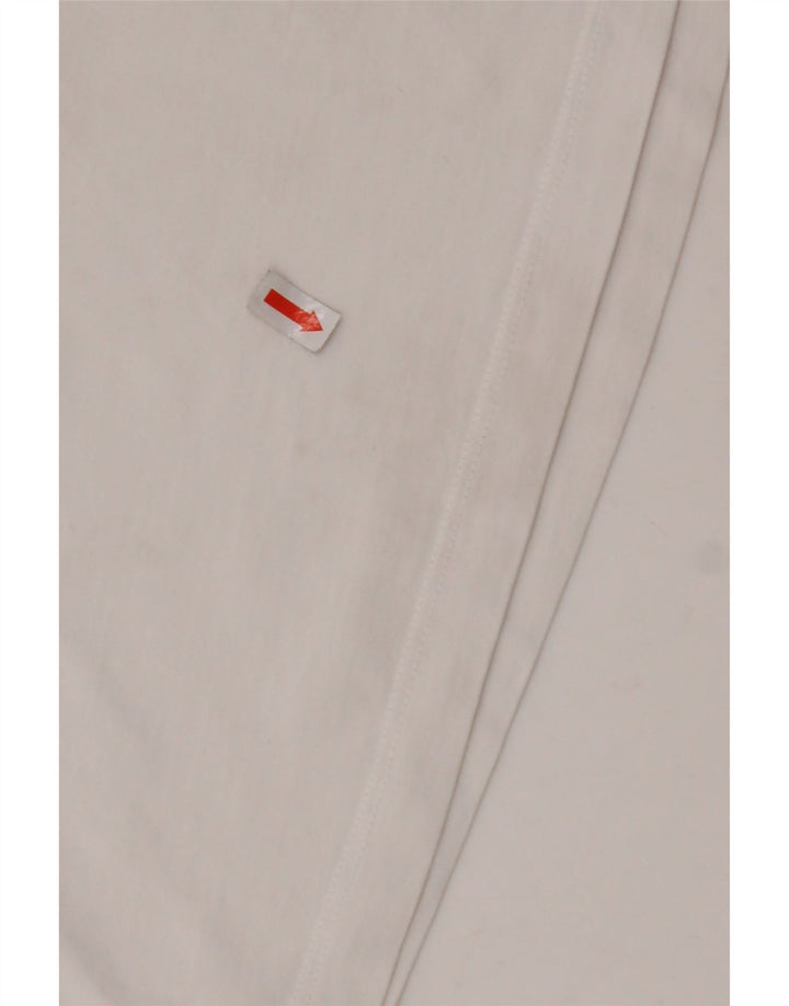 TOMMY HILFIGER Piger Crop Grafisk T-Shirt Top 13-14 år Hvid