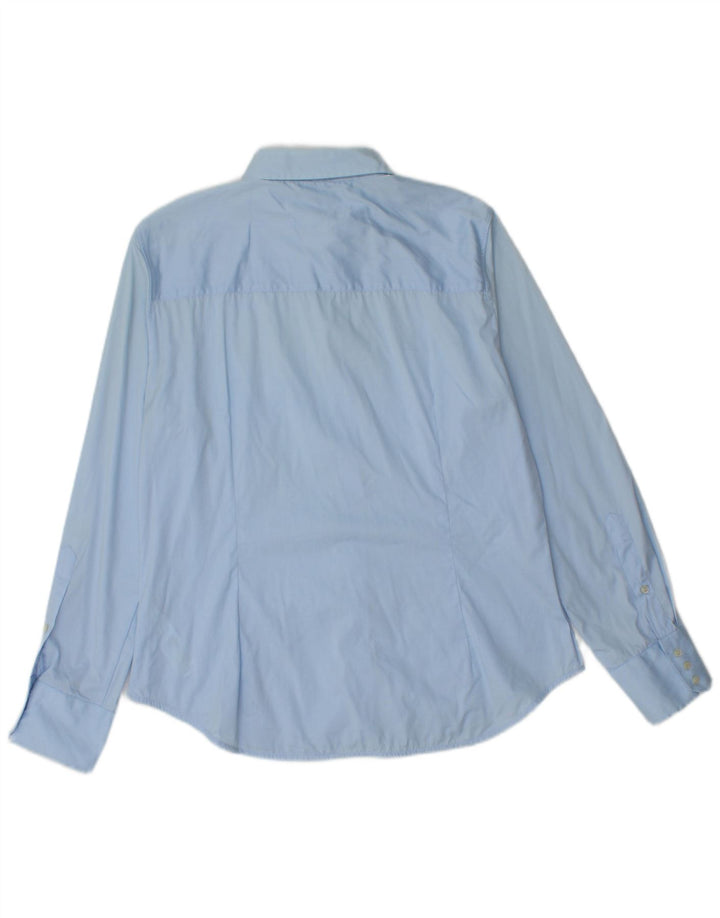 Zara Dameskjorte UK 18 XL Blå Bomuld