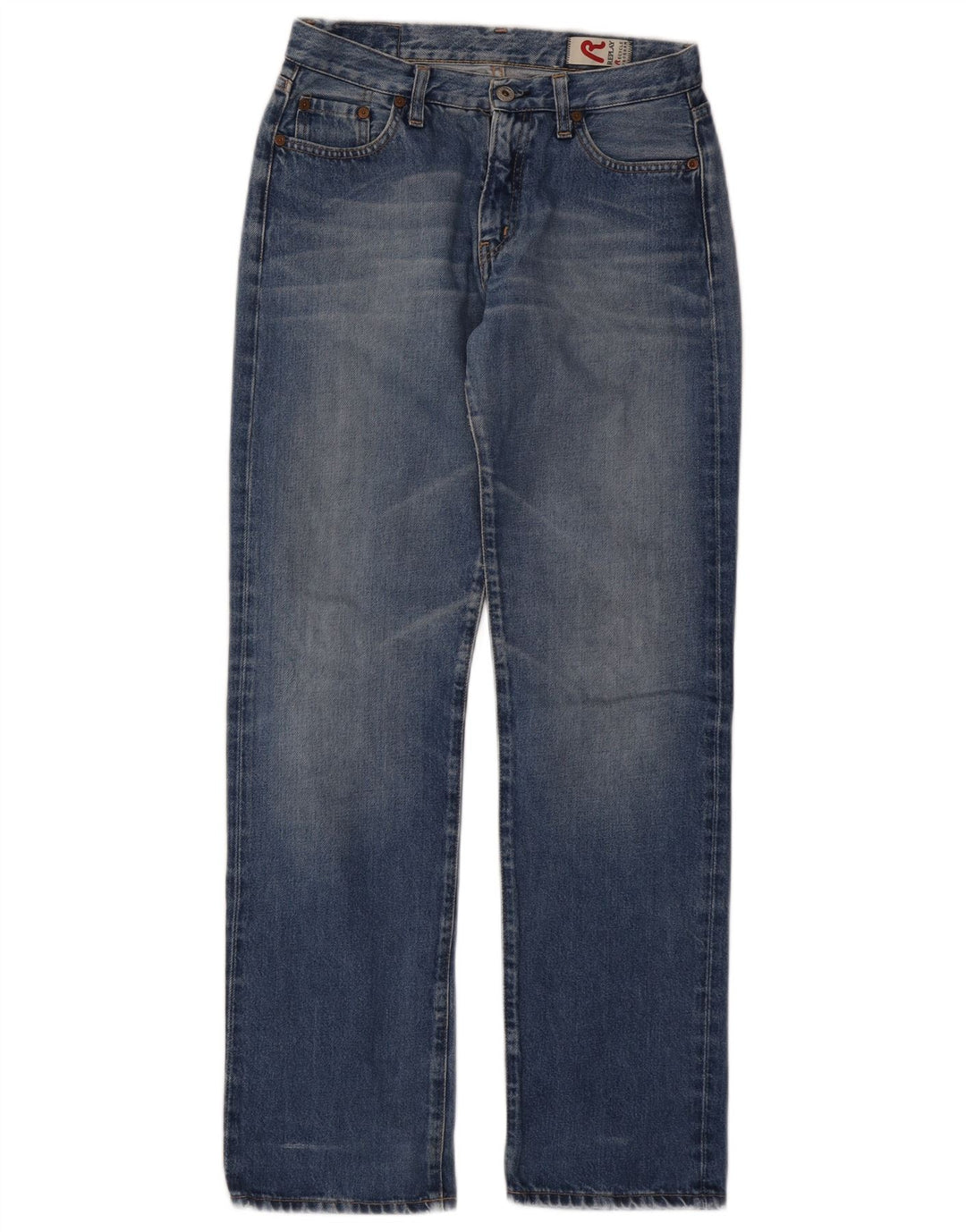 Replay Dame Straight Jeans W29 L32 Blå