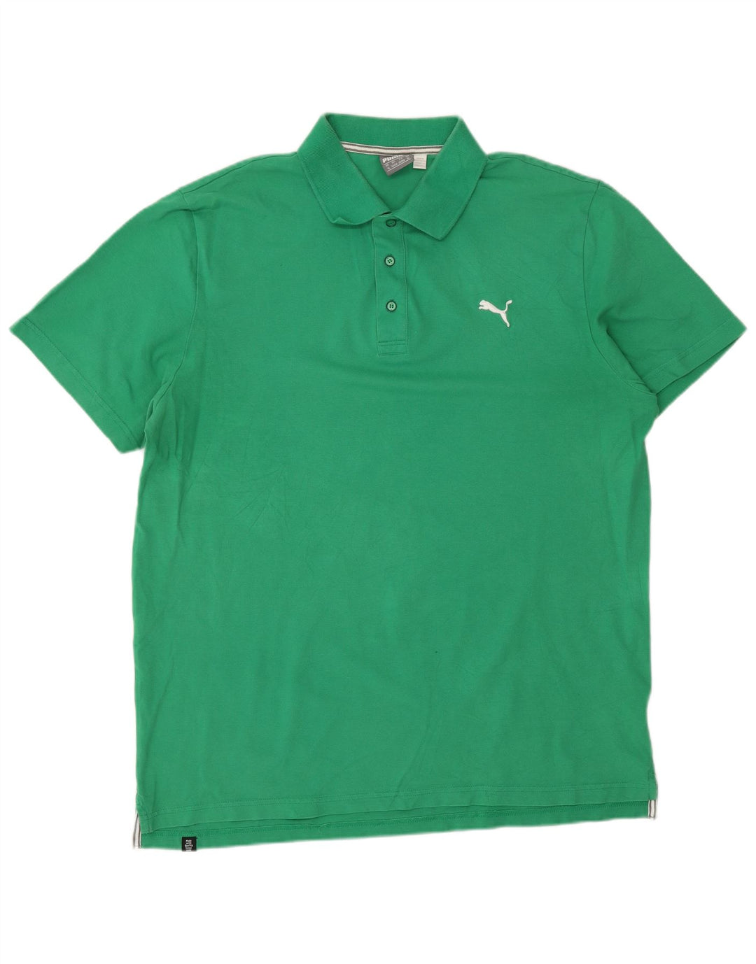 PUMA Poloshirt til mænd XL Grøn Bomuld
