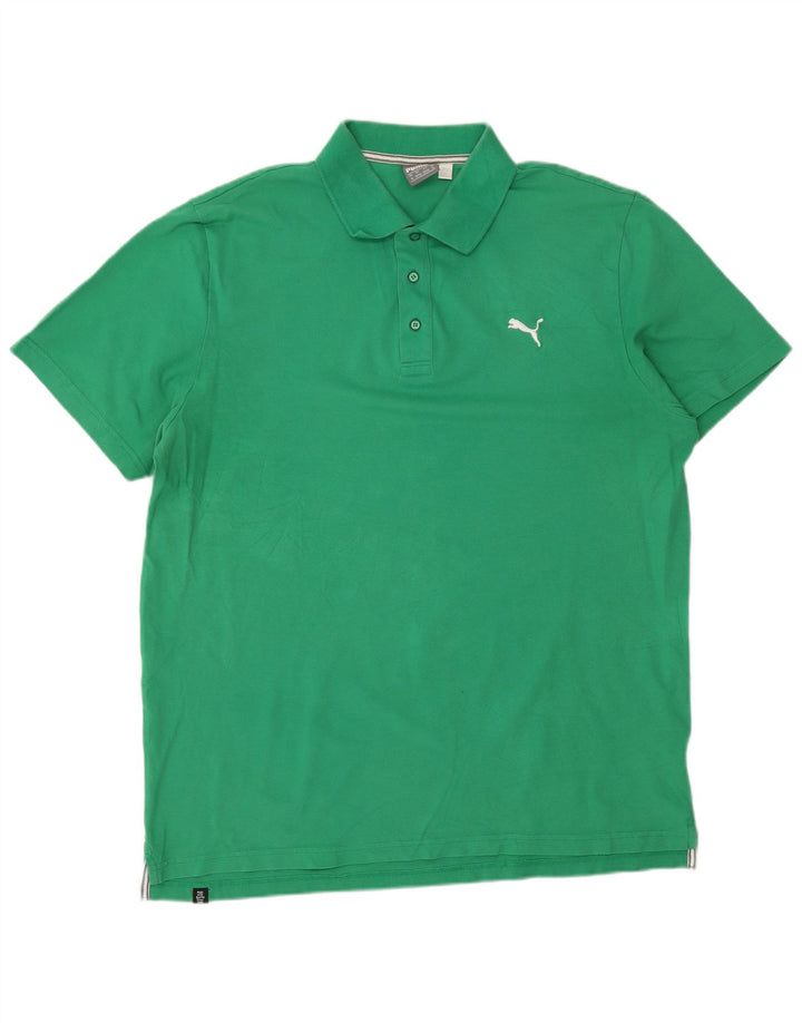 PUMA Poloshirt til mænd XL Grøn Bomuld