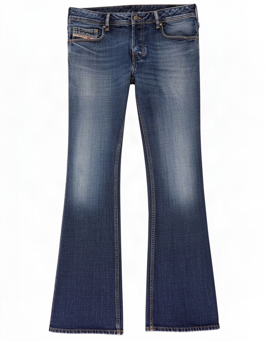 Diesel Bootcut-jeans til mænd W32 L31 Blue Cotton