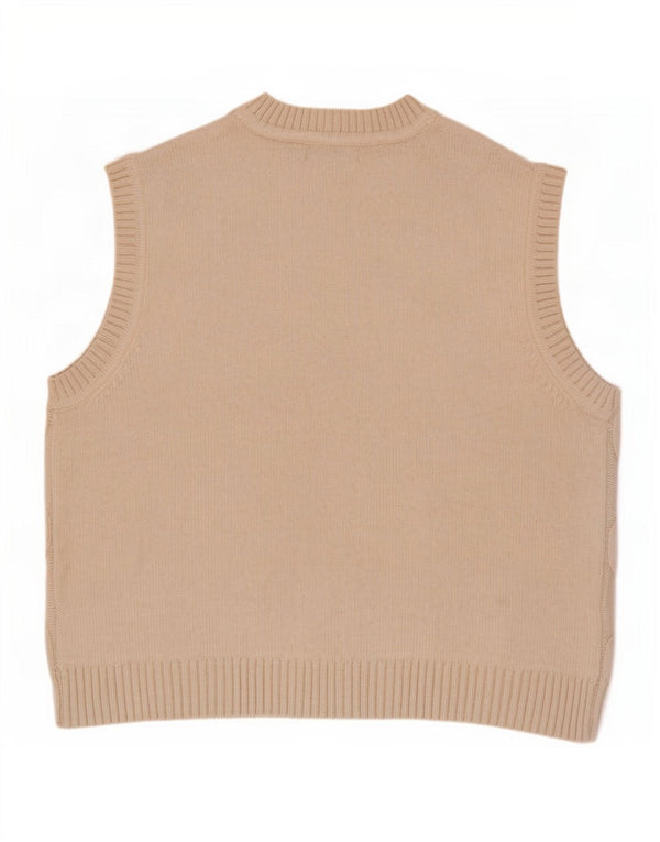 Marks & Spencer Damevest Tank Top UK 16 Large Beige Polyester