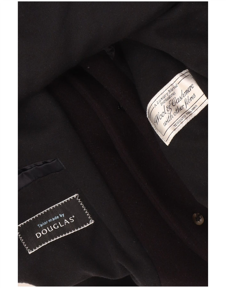 Douglas Herre Overfrakke UK 38 Medium Sort Uld
