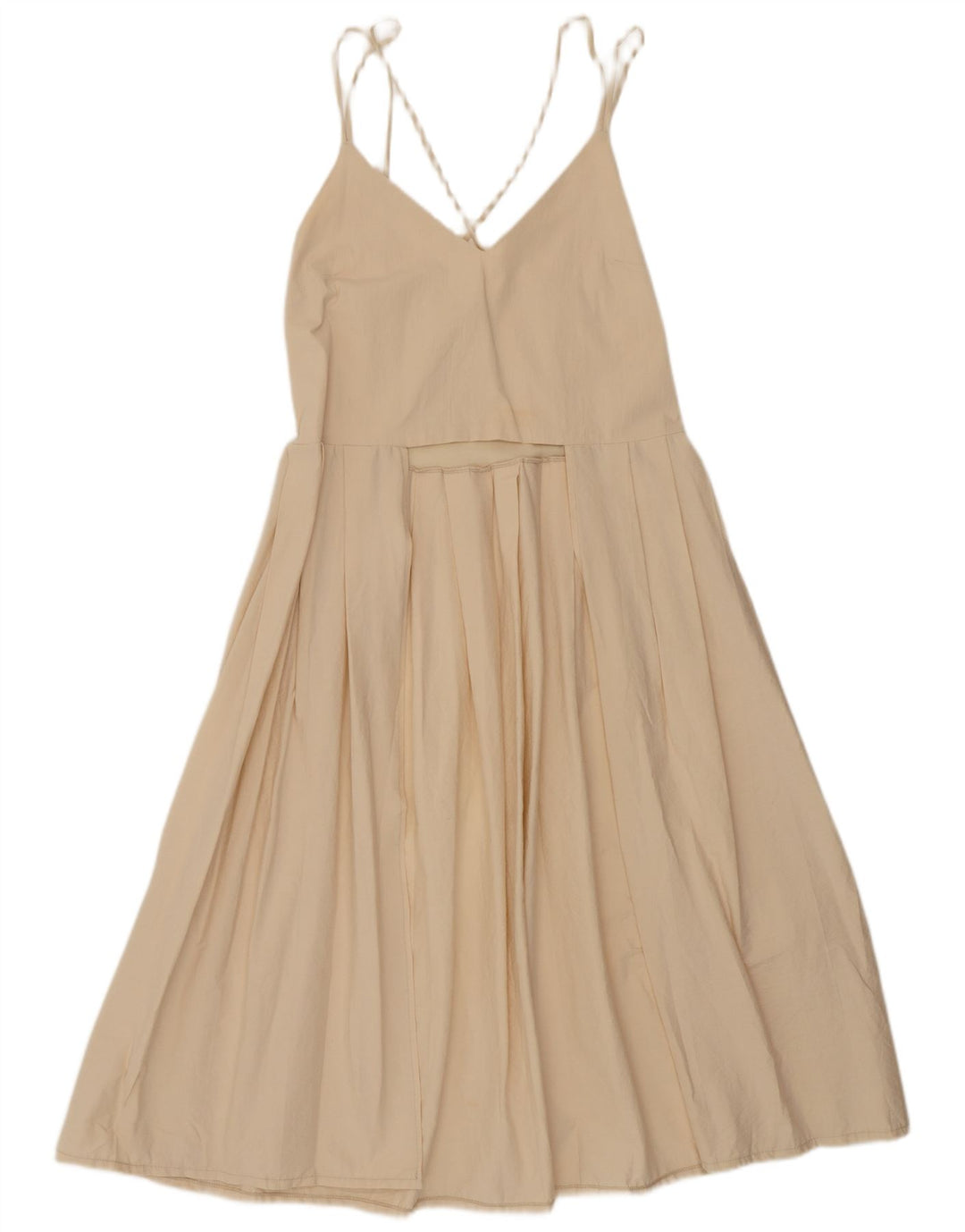 Zara Dame Sundress UK 14 Medium Beige