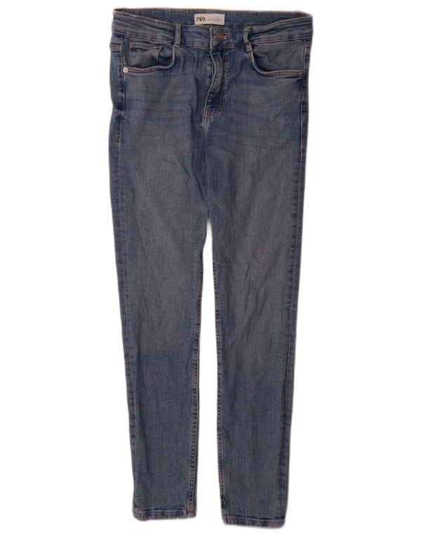 Zara Dame Skinny Jeans EU 38 Small W28 L28 Blå