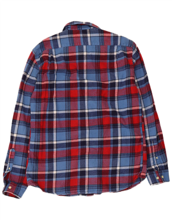 Jack Wills Herre flannelskjorte Lille flerfarvet plaid bomuld