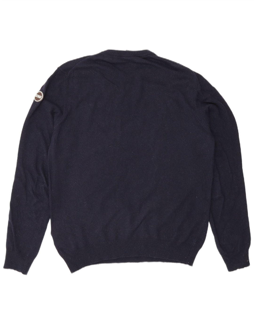 Colmar Herre Crew Neck Jumper Sweater Large Navy Blue Polyamid