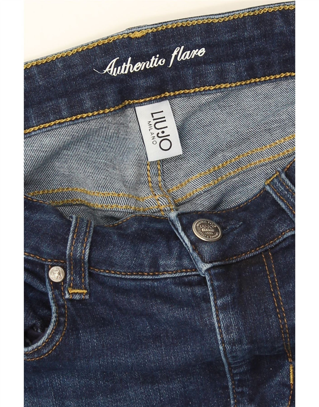 Liu Jo Dame Flared Jeans W30 L32 Blå
