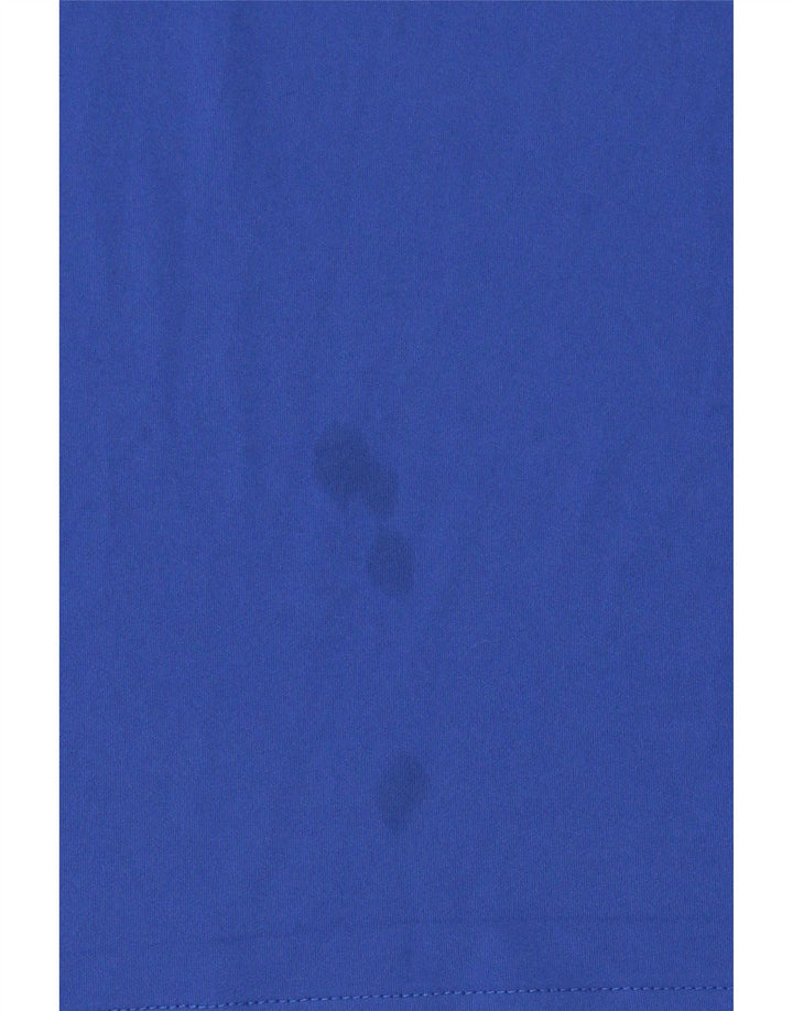 Nike Herre Dri Fit Grafisk T-Shirt Top Stor Blå