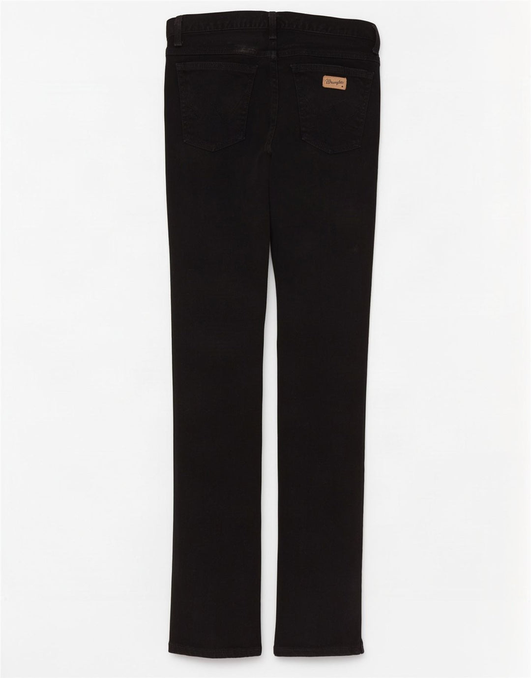 Wrangler Herre Slim Straight Jeans W32 L32 Sort Bomuld