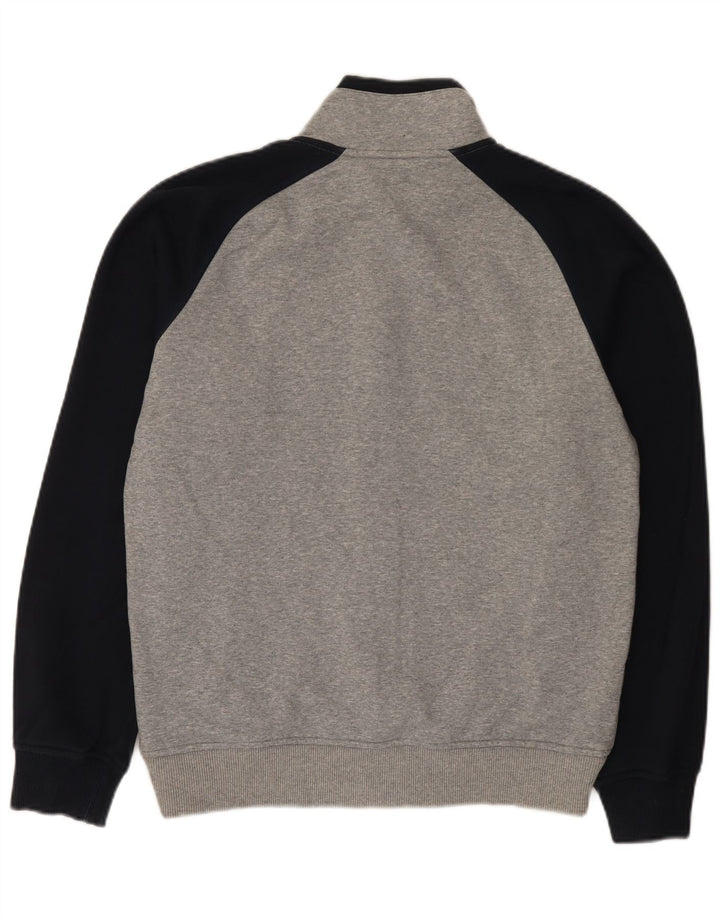 Nike Træningsdragt til mænd, topjakke UK 38/40 Medium Grey Colourblock Bomuld
