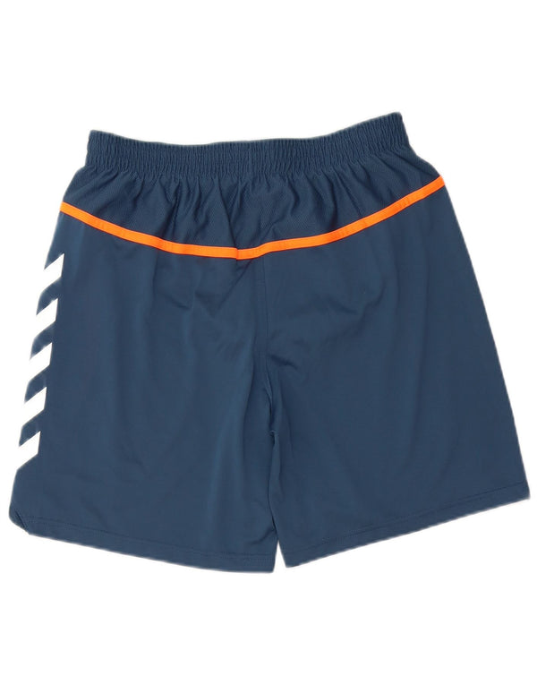Hummel Herre grafiske sportsshorts Medium Marineblå Colourblock Polyester
