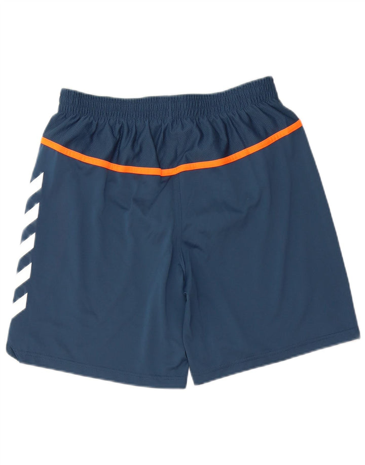 Hummel Herre grafiske sportsshorts Medium Marineblå Colourblock Polyester