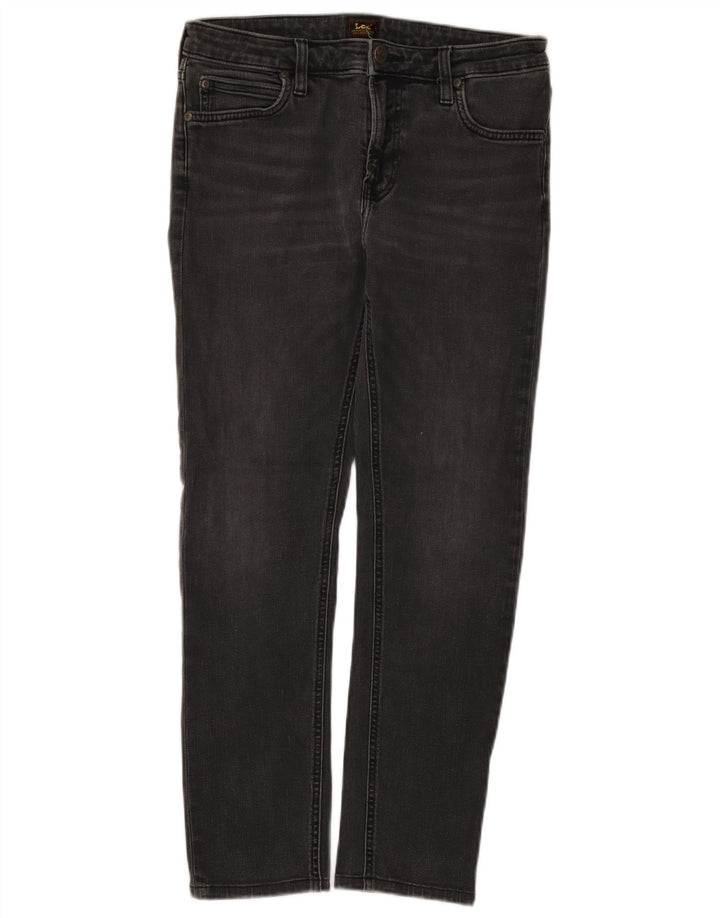 Lee Herre Malone Slim Jeans W31 L27 Grå Bomuld