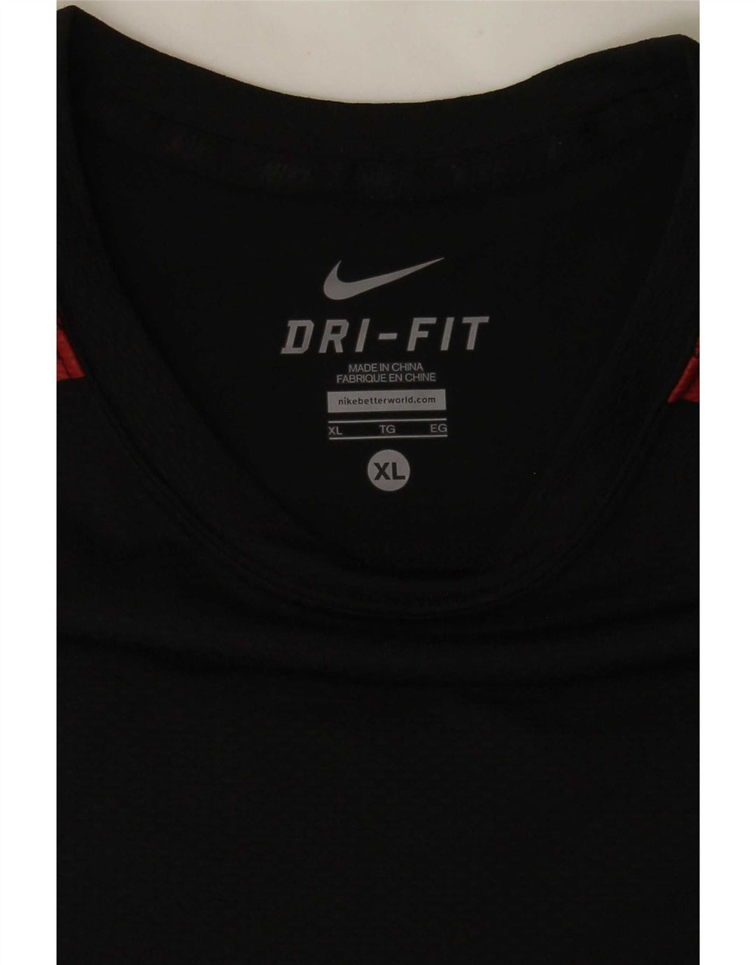 Nike Herre Dri Fit T-Shirt Top XL Sort