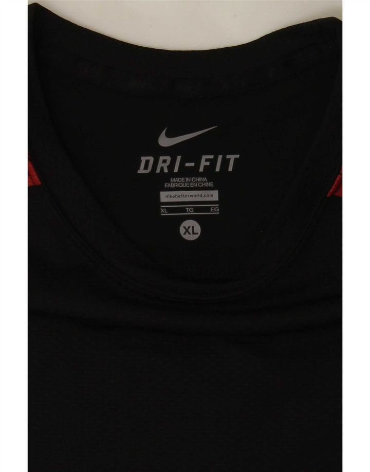 Nike Herre Dri Fit T-Shirt Top XL Sort