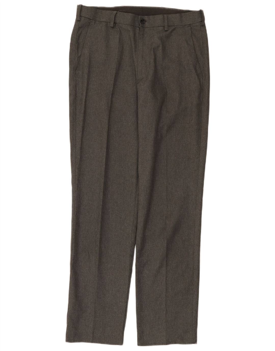 Marks & Spencer Herre Lige Regular Fit Chinobukser W32 L31 Grå