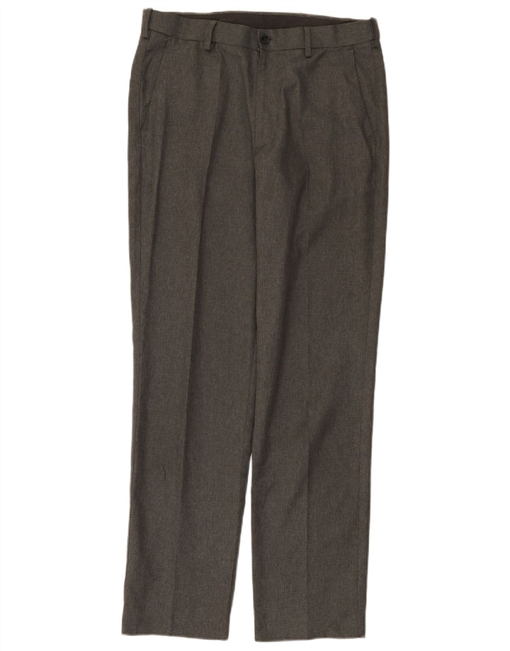 Marks & Spencer Herre Lige Regular Fit Chinobukser W32 L31 Grå