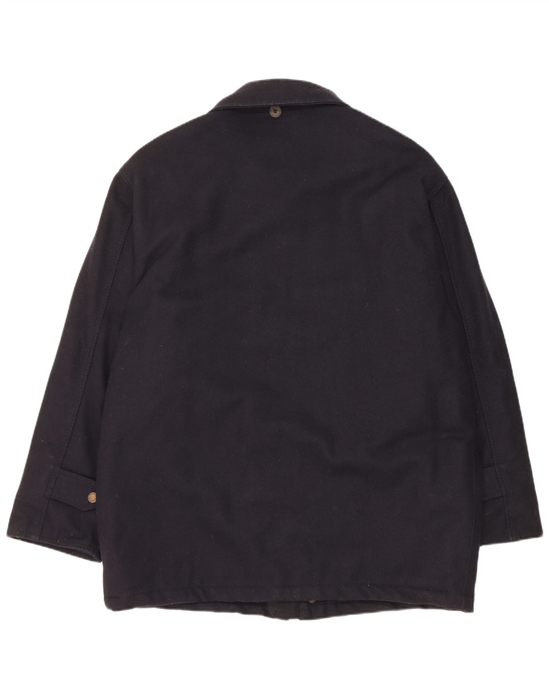 Polbot Herre Utility Jacket UK 42 XL Navy Blue Wool